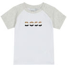 Baby Boys Grey & White Logo Shorts Set, 1, hi-res