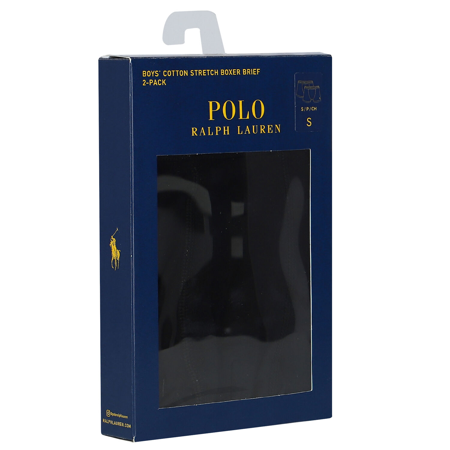 Boys Black Logo Boxer Shorts ( 2-Pack ), 1, hi-res image number null