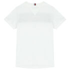 Boys White Logo T-Shirt, 2, hi-res