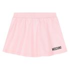 Younger Girls Ivory & Pink Teddy Bear Skirt Set, 1, hi-res