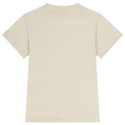 Boys Beige Logo T-Shirt, 2, hi-res