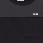 Boys Black Logo Sweatshirt, 1, hi-res