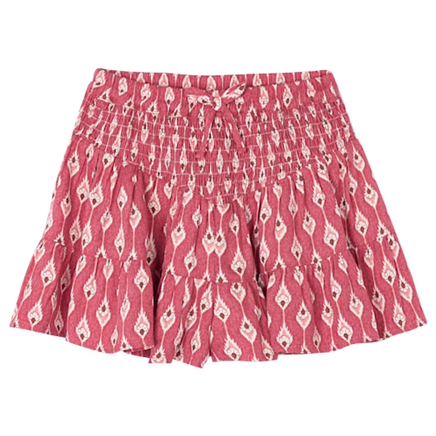 Girls Pink Honeycomb Skort, 1, hi-res