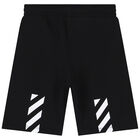 Black Logo Shorts, 1, hi-res