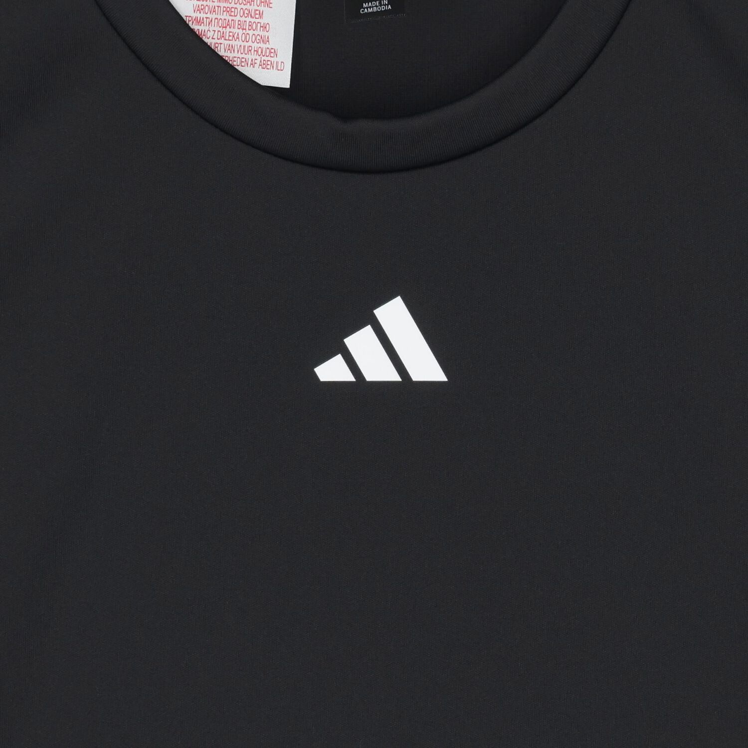 Girls Black Logo T-Shirt , 1, hi-res