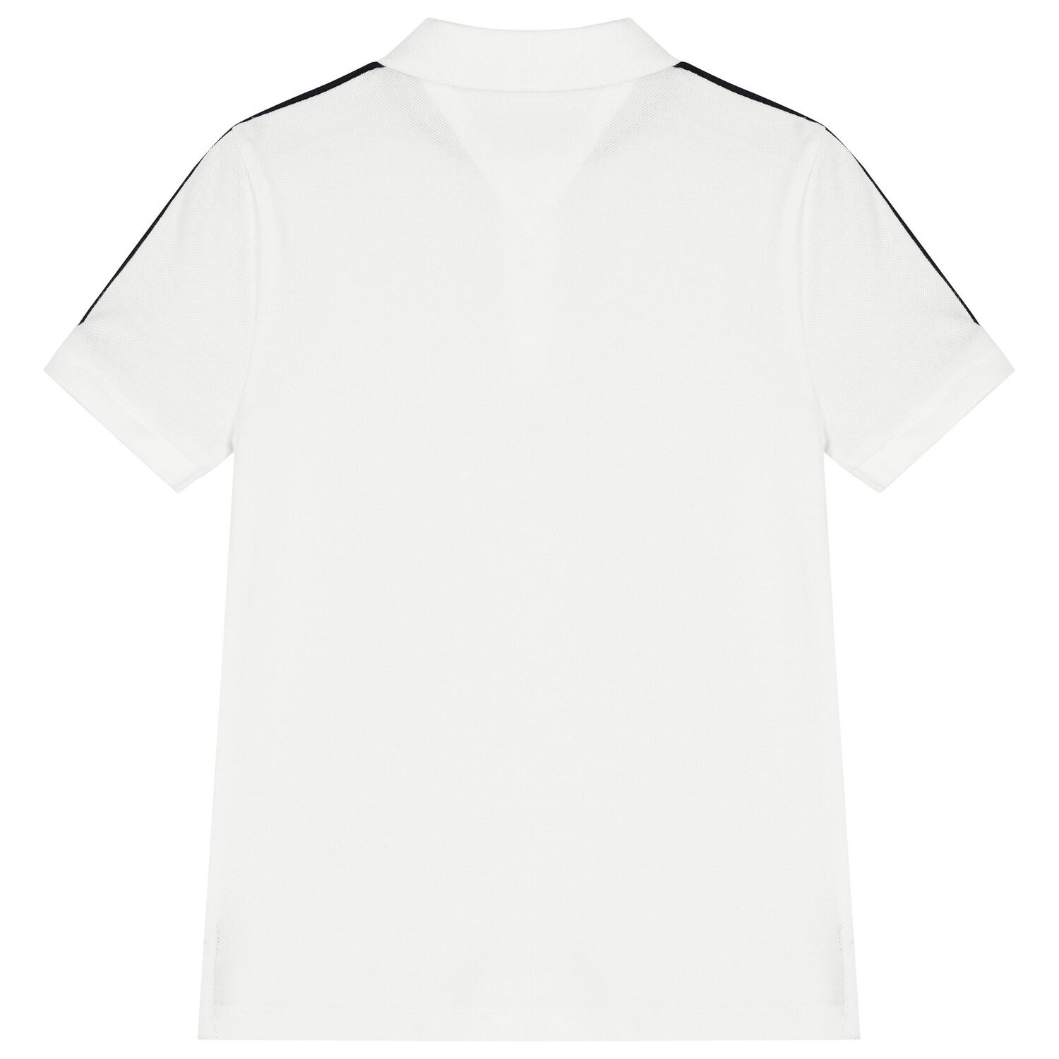 Boys White Logo Polo Shirt, 2, hi-res