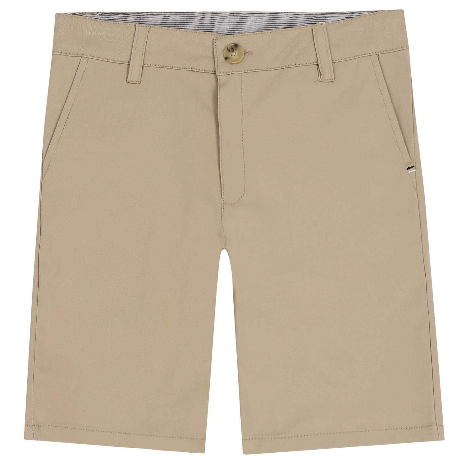 Boys Orange & Beige Shorts Set, 1, hi-res