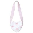 Girls White & Pink Heart Shoulder Bag, 1, hi-res