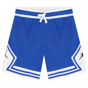 Boys Blue & White Jordan Logo Shorts