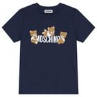 Navy Blue Teddy Bear Logo T-Shirt, 2, hi-res