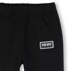 Boys Black Logo Joggers, 1, hi-res