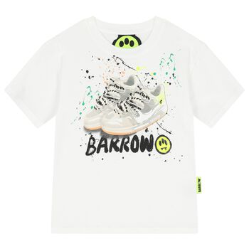 Boys White Logo T-Shirt