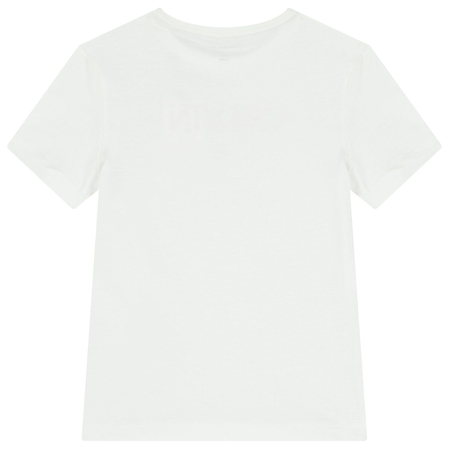 Girls White Logo T-Shirt, 1, hi-res