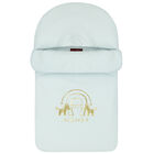 Blue & Gold Horse Logo Baby Nest, 3, hi-res