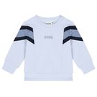 Baby Boys Blue Logo Tracksuit Set, 1, hi-res