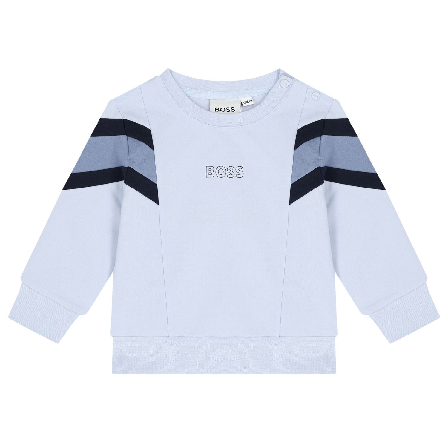 Baby Boys Blue Logo Tracksuit Set, 1, hi-res