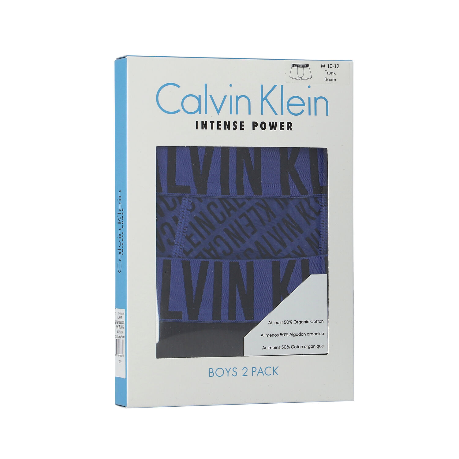 Boys Black & Blue Logo Boxer Shorts ( 2-Pack ), 1, hi-res