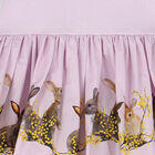 Younger Girls Purple Rabbit Dress, 1, hi-res