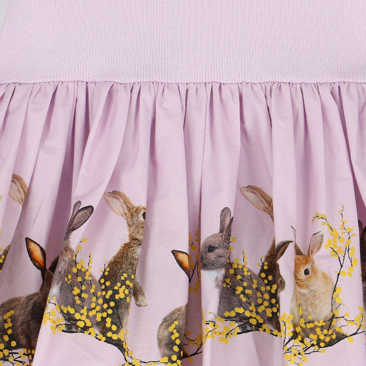 Younger Girls Purple Rabbit Dress, 1, hi-res