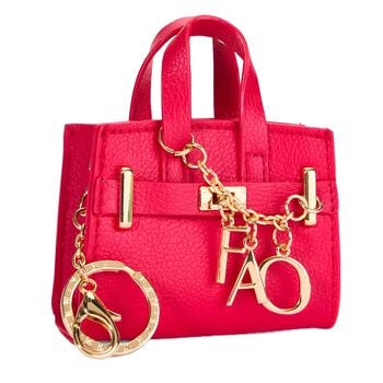 Girls Pink Mini Tote Bag Keychain ( 10CM )