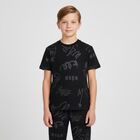 Boys Black Logo T-Shirt, 1, hi-res