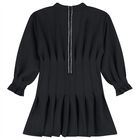 Girls Black Scuba Dress, 2, hi-res