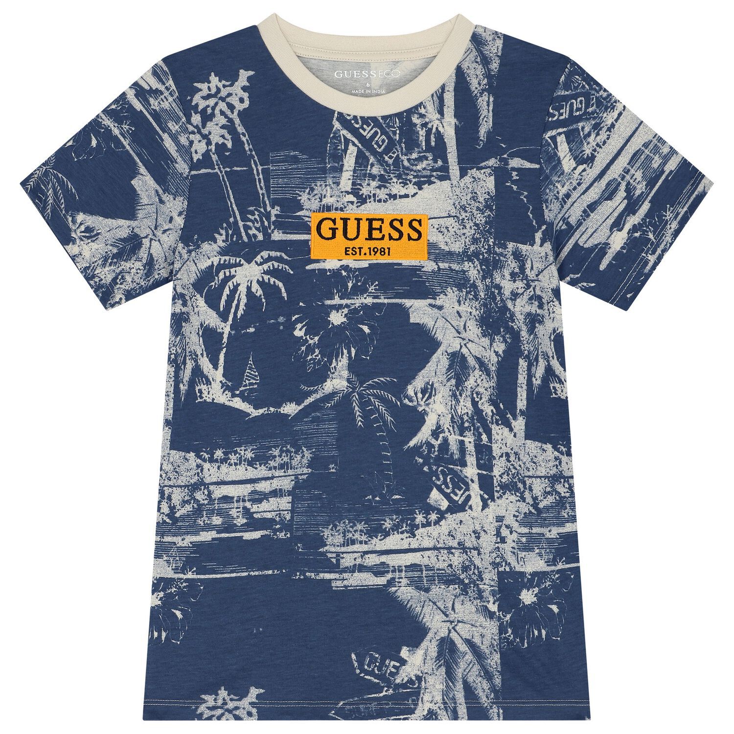 Boys Vacation Print Logo T-Shirt, 1, hi-res