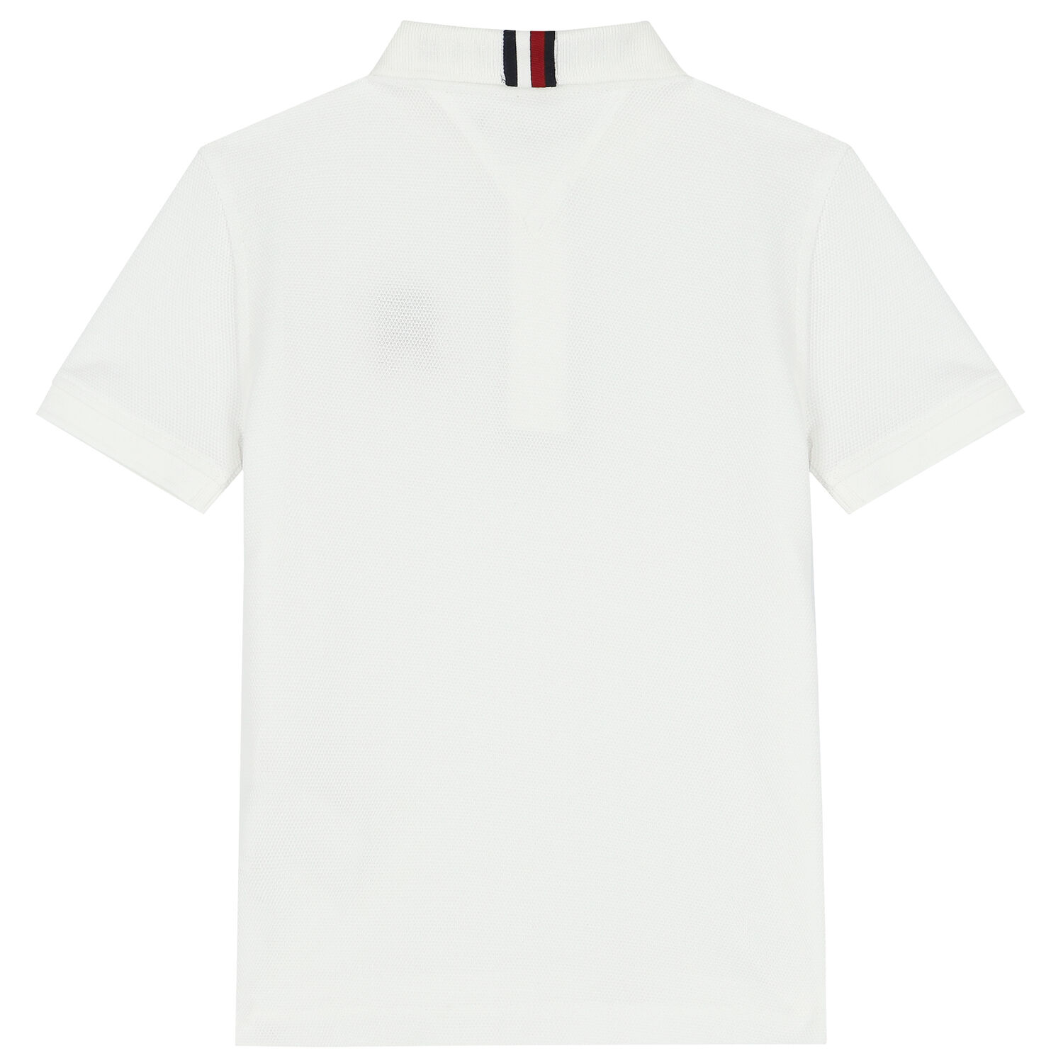 Boys White Logo Polo Shirt, 1, hi-res