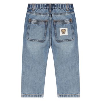 Younger Boys Blue Logo Denim Jeans