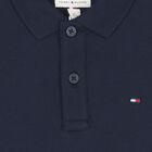 Boys Navy Blue Logo Polo Shirt, 1, hi-res