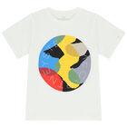 Boys Ivory Logo T-Shirt, 1, hi-res