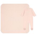 Baby Girls Pink Logo Babygrow Gift Set, 1, hi-res