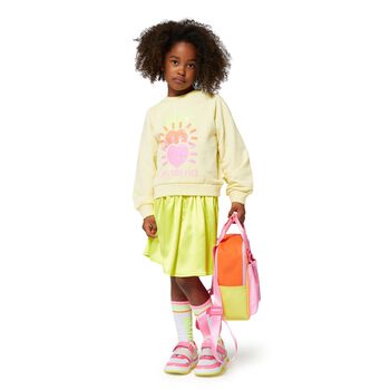 Girls Multi-Coloured Logo Backpack