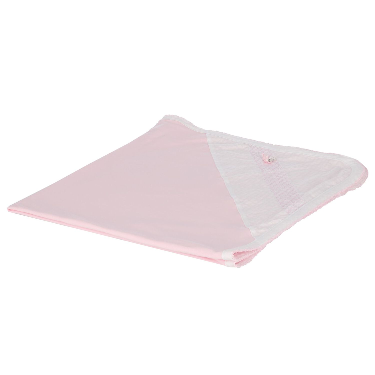 Baby Girls Pink & White Blanket, 1, hi-res image number null