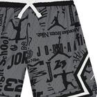 Boys Grey & Black Jordan Logo Shorts, 1, hi-res